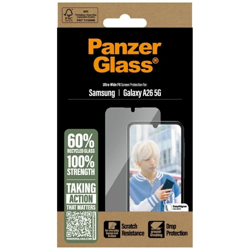 Kup Szkło hartowane PanzerGlass Ultra-Wide Fit do Samsung Galaxy A26 5G - PZG881 - {ean13} - Sklep Home Screen
