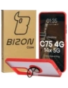 Buy Bizon Case Hybrid Ring Realme C75 4G / 14x 5G smoky with a red frame - BIZ9081 - {ean13} - Home Screen Store Europe