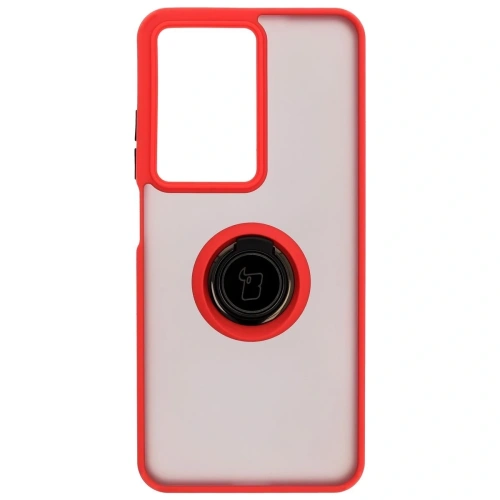 Buy Bizon Case Hybrid Ring Realme C75 4G / 14x 5G smoky with a red frame - BIZ9081 - {ean13} - Home Screen Store Europe