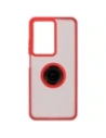 Buy Bizon Case Hybrid Ring Realme C75 4G / 14x 5G smoky with a red frame - BIZ9081 - {ean13} - Home Screen Store Europe