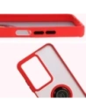 Buy Bizon Case Hybrid Ring Realme C75 4G / 14x 5G smoky with a red frame - BIZ9081 - {ean13} - Home Screen Store Europe