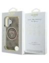 Kup Etui Guess IML Metal Glitter 4G Circle Triangle MagSafe do Apple iPhone 16 brązowy - GUE4564 - {ean13} - Sklep Home Screen