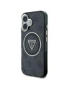 Kup Guess IML Fém Csillám 4G Kör Háromszög MagSafe Apple iPhone 16 fekete - GUE4565 - {ean13} - Sklep Home Screen