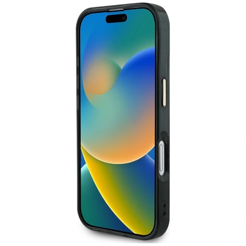 Kup Guess IML Fém Csillám 4G Kör Háromszög MagSafe Apple iPhone 16 fekete - GUE4565 - {ean13} - Sklep Home Screen