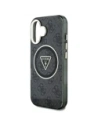 Kup Guess IML Fém Csillám 4G Kör Háromszög MagSafe Apple iPhone 16 fekete - GUE4565 - {ean13} - Sklep Home Screen