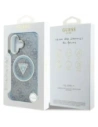 Kup Etui Guess IML Metal Glitter 4G Circle Triangle MagSafe do Apple iPhone 16 niebieski - GUE4566 - {ean13} - Sklep Home Screen