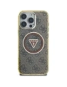 Buy Guess IML Metal Glitter 4G Circle Triangle MagSafe Apple iPhone 16 Pro brown - GUE4567 - {ean13} - Home Screen Store Europe
