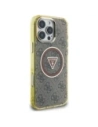 Buy Guess IML Metal Glitter 4G Circle Triangle MagSafe Apple iPhone 16 Pro brown - GUE4567 - {ean13} - Home Screen Store Europe