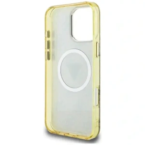 Kup Etui Guess IML Metal Glitter 4G Circle Triangle MagSafe do Apple iPhone 16 Pro brązowy - GUE4567 - {ean13} - Sklep Home Screen