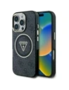 Kup Guess IML Fém Csillám 4G Kör Háromszög MagSafe Apple iPhone 16 Pro fekete - GUE4568 - {ean13} - Sklep Home Screen