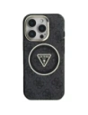 Kup Etui Guess IML Metal Glitter 4G Circle Triangle MagSafe do Apple iPhone 16 Pro czarny - GUE4568 - {ean13} - Sklep Home Screen