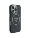 Kup Guess IML Fém Csillám 4G Kör Háromszög MagSafe Apple iPhone 16 Pro fekete - GUE4568 - {ean13} - Sklep Home Screen