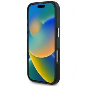 Kup Guess IML Metall Glitzer 4G Kreis Dreieck MagSafe Apple iPhone 16 Pro Max schwarz - GUE4570 - {ean13} - Sklep Home Screen