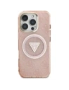 Kup Guess IML Fém Csillám 4G Kör Háromszög MagSafe Apple iPhone 16 Pro Max rózsaszín - GUE4572 - {ean13} - Sklep Home Screen