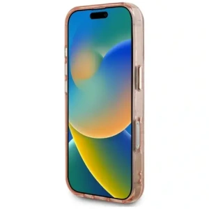 Kup Guess IML Metal Glitter 4G Kreis Dreieck MagSafe Apple iPhone 16 Pro Max rosa - GUE4572 - {ean13} - Sklep Home Screen