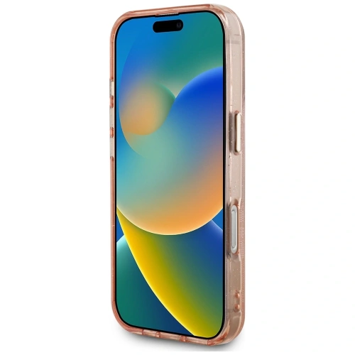 Kup Guess IML Fém Csillám 4G Kör Háromszög MagSafe Apple iPhone 16 Pro Max rózsaszín - GUE4572 - {ean13} - Sklep Home Screen