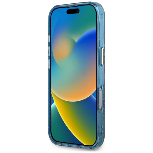 Kup Guess IML Fém Csillám 4G Kör Háromszög MagSafe Apple iPhone 16 Pro kék - GUE4573 - {ean13} - Sklep Home Screen