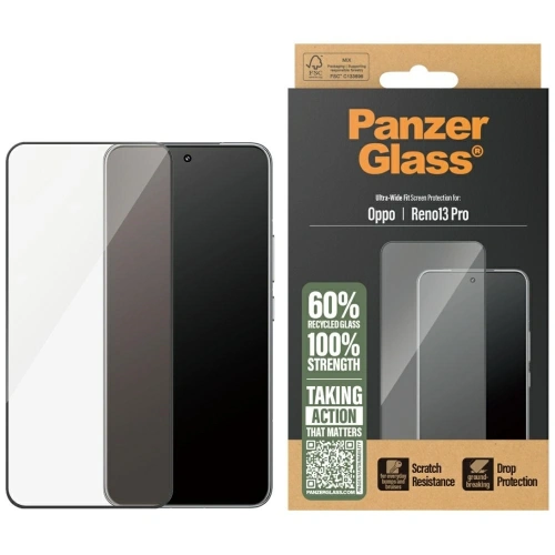 Kup Szkło hartowane PanzerGlass Ultra-Wide  Fit w. Black Frame do Oppo Reno13 Pro - PAN001147 - {ean13} - Sklep Home Screen