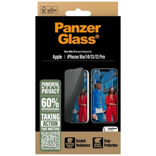 Kup PanzerGlass Ultra-Wide Fit Apple iPhone 16e / 14 / 13 / 13 Pro - PZG882 - {ean13} - Sklep Home Screen