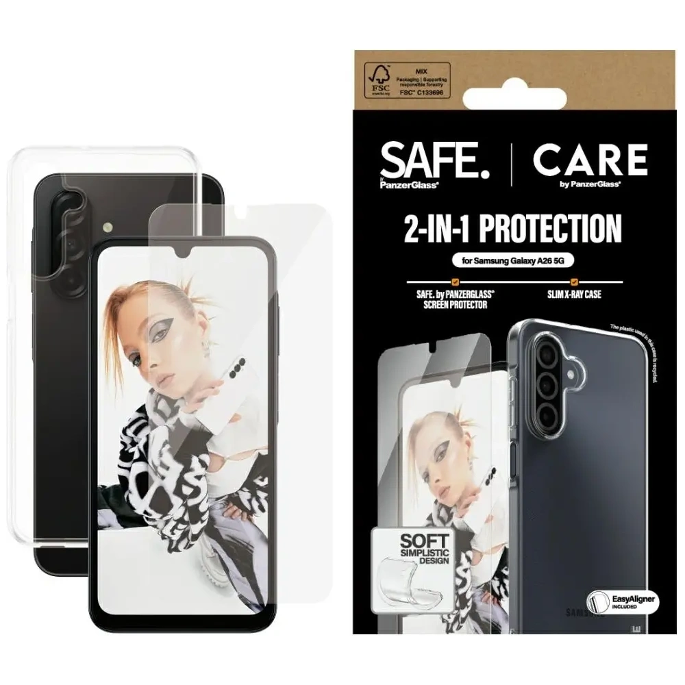 Zestaw ochronny etui + szkło hartowane CARE by PanzerGlass Fashion 2w1 Samsung Galaxy A26 5G