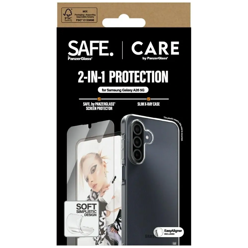 Zestaw ochronny etui + szkło hartowane CARE by PanzerGlass Fashion 2w1 Samsung Galaxy A26 5G