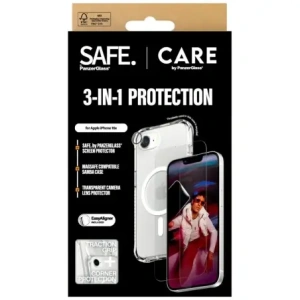 Kup CARE de la PanzerGlass Set de protecție 3in1: husă + sticlă securizată + sticlă pentru obiectiv Apple iPhone 16e - PZG885 - {ean13} - Sklep Home Screen