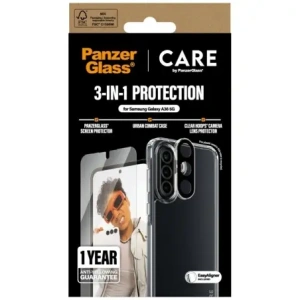 Kup CARE by PanzerGlass Flagship 3in1 védőszett: tok + edzett üveg + lencseüveg Samsung Galaxy A36 5G-hez - PZG886 - {ean13} - Sklep Home Screen