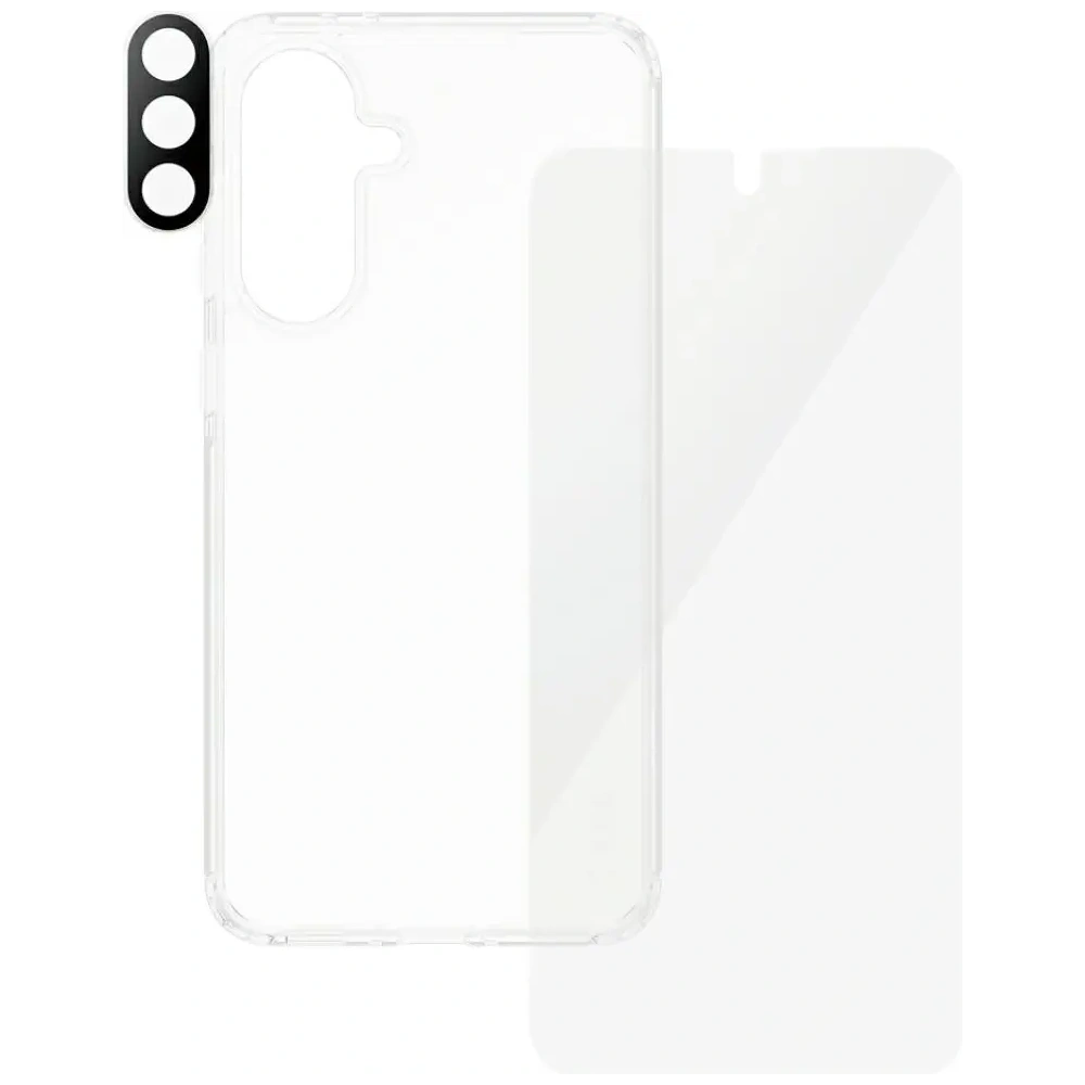 Zestaw ochronny etui + szkło hartowane + szkło na aparat CARE by PanzerGlass Flagship 3w1 do Samsung Galaxy A56 5G