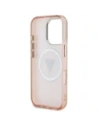 Buy Guess IML Metal Glitter 4G Circle Triangle MagSafe Apple iPhone 16 Pro pink - GUE4574 - {ean13} - Home Screen Store Europe