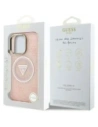 Buy Guess IML Metal Glitter 4G Circle Triangle MagSafe Apple iPhone 16 Pro pink - GUE4574 - {ean13} - Home Screen Store Europe