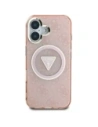 Kup Guess IML Fém Csillám 4G Kör Háromszög MagSafe Apple iPhone 16 rózsaszín - GUE4575 - {ean13} - Sklep Home Screen