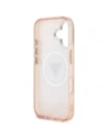 Kup Guess IML Fém Csillám 4G Kör Háromszög MagSafe Apple iPhone 16 rózsaszín - GUE4575 - {ean13} - Sklep Home Screen