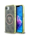 Kup Etui Guess IML Metal Glitter 4G Circle Triangle MagSafe do Apple iPhone 16e brązowy - GUE4576 - {ean13} - Sklep Home Screen