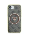 Kup Etui Guess IML Metal Glitter 4G Circle Triangle MagSafe do Apple iPhone 16e brązowy - GUE4576 - {ean13} - Sklep Home Screen