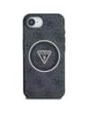 Buy Guess IML Metal Glitter 4G Circle Triangle MagSafe Apple iPhone 16e black - GUE4577 - {ean13} - Home Screen Store Europe