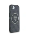 Kup Etui Guess IML Metal Glitter 4G Circle Triangle MagSafe do Apple iPhone 16e czarny - GUE4577 - {ean13} - Sklep Home Screen