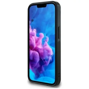 Kup Guess IML Metall Glitzer 4G Kreis Dreieck MagSafe Apple iPhone 16e schwarz - GUE4577 - {ean13} - Sklep Home Screen