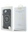 Kup Etui Guess IML Metal Glitter 4G Circle Triangle MagSafe do Apple iPhone 16e czarny - GUE4577 - {ean13} - Sklep Home Screen