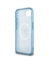 Kup Etui Guess IML Metal Glitter 4G Circle Triangle MagSafe do Apple iPhone 16e niebieski - GUE4578 - {ean13} - Sklep Home Screen