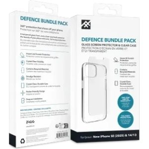 Kup ZAGG IF Defence Bundle Set Apple iPhone 16e / 15 / 14 / 13 (transparent) - ZAG183 - {ean13} - Sklep Home Screen