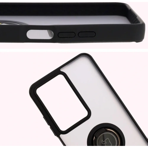 Kup Bizon Case Hybrid Ring Realme C75 4G / 14x 5G fumuriu cu un cadru negru - BIZ9084 - {ean13} - Sklep Home Screen
