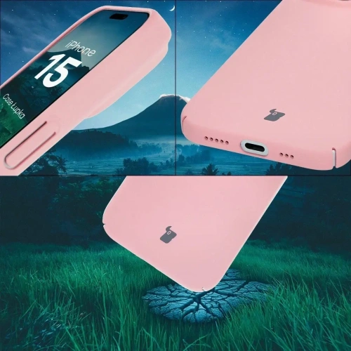 Kup Bizon Case Lupka Apple iPhone 15 růžová - BIZ9085 - {ean13} - Sklep Home Screen