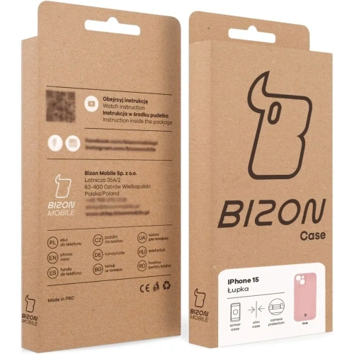 Kup Bizon Case Lupka Apple iPhone 15 růžová - BIZ9085 - {ean13} - Sklep Home Screen