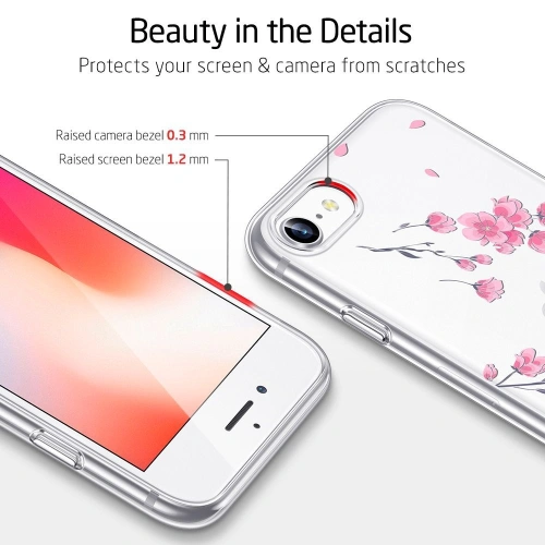Kup Etui ESR Mania Apple iPhone SE 2022/SE 2020/8/7 Cseresznyevirág - ESR186BLSM - {ean13} - Sklep Home Screen