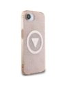 Kup Guess IML Fém Csillám 4G Kör Háromszög MagSafe Apple iPhone 16e rózsaszín - GUE4579 - {ean13} - Sklep Home Screen
