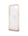 Kup Etui Guess IML Metal Glitter 4G Circle Triangle MagSafe do Apple iPhone 16e różowy - GUE4579 - {ean13} - Sklep Home Screen