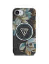 Kup Guess IML Metall Glitzer Blumen Dreieck MagSafe Apple iPhone 16e schwarz - GUE4580 - {ean13} - Sklep Home Screen