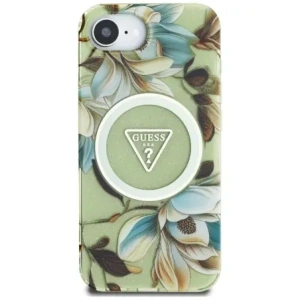 Kup Vermutlich IML Metall Glitzer Blumen Dreieck MagSafe Apple iPhone 16e grün - GUE4581 - {ean13} - Sklep Home Screen