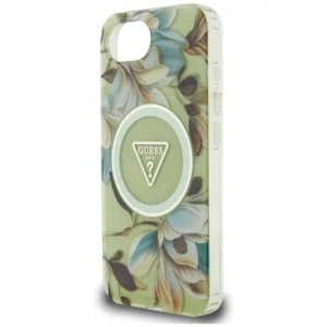 Kup Vermutlich IML Metall Glitzer Blumen Dreieck MagSafe Apple iPhone 16e grün - GUE4581 - {ean13} - Sklep Home Screen