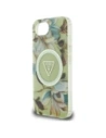 Kup Etui Guess IML Metal Glitter Flowers Triangle MagSafe do Apple iPhone 16e zielony - GUE4581 - {ean13} - Sklep Home Screen